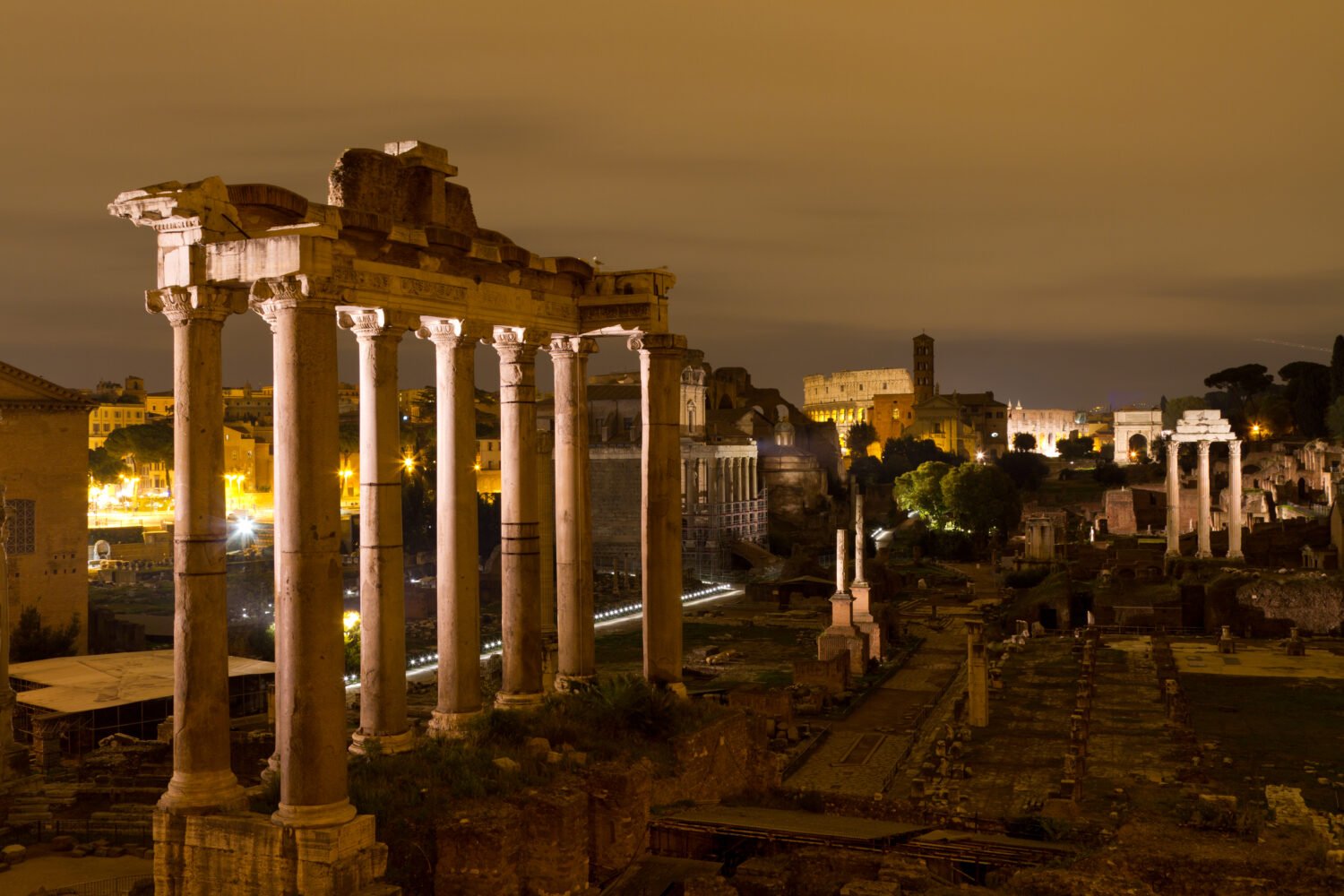 Roman Forum Night Spooky Haunted