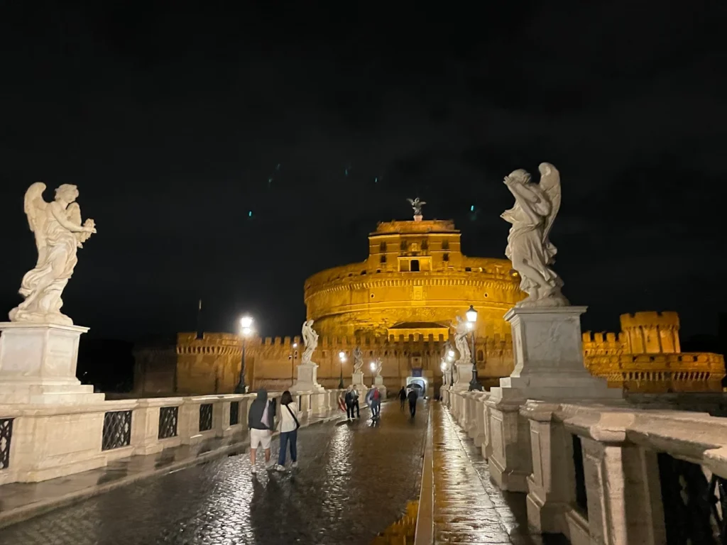 Castel Sant'Angelo on Dark Side City Tours Rome Ghost Tour